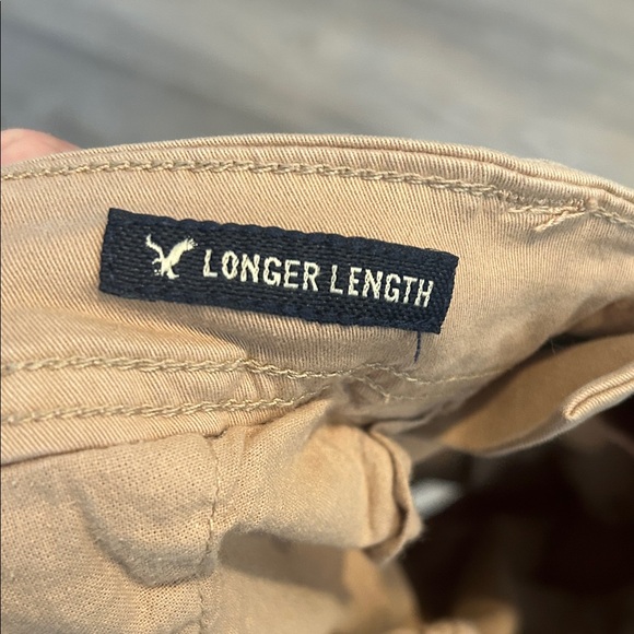 American‎ Eagle Outfitters Light Tan Flat Front Shorts Waist 30 - Picture 6 of 8